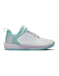 Kswiss Ultrashot 3 Blanco Azul Mujer | Ofertas de pádel